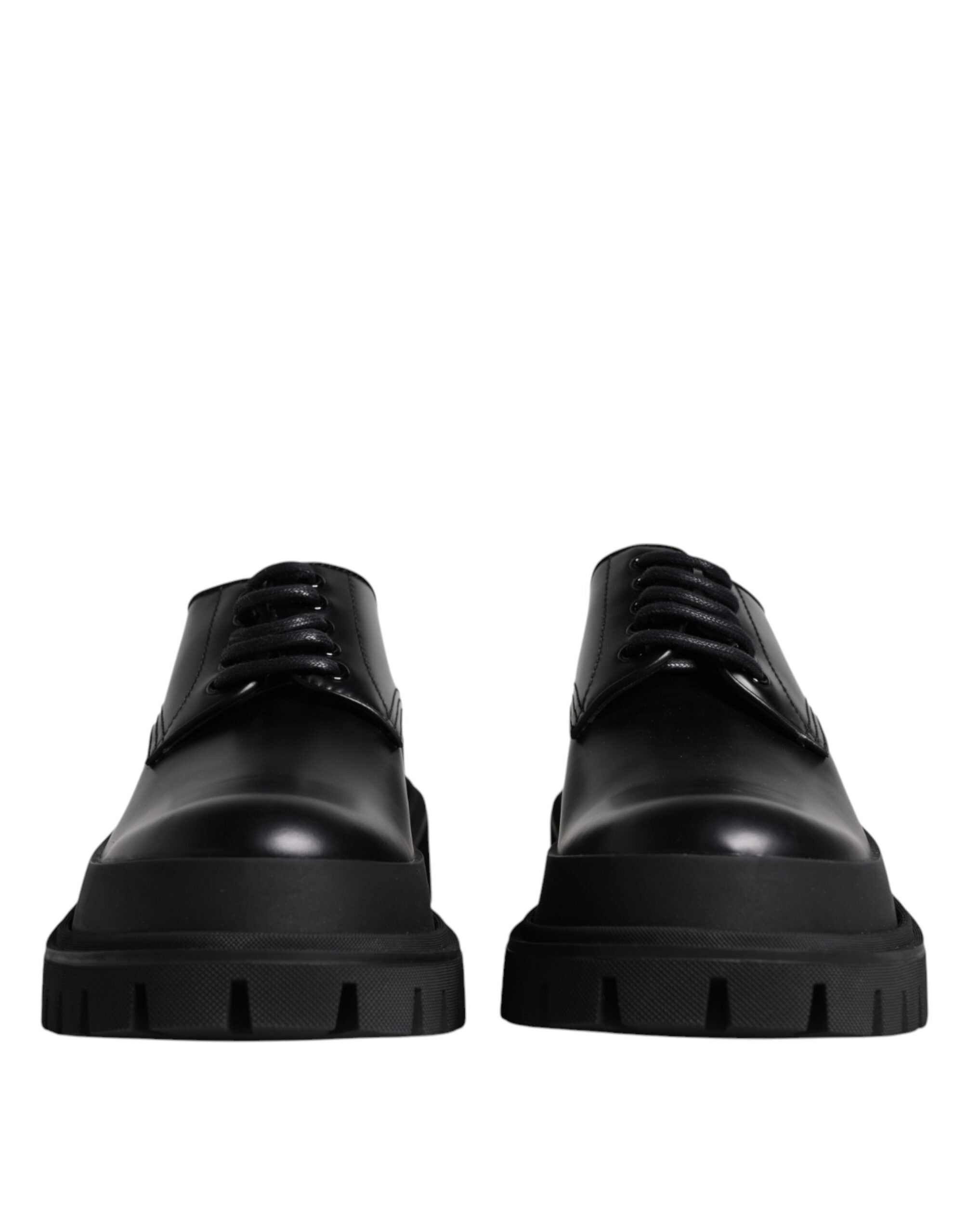 Dolce & Gabbana Black Leather Lace Up Trekking Dress Shoes -   -  Dolce & Gabbana. Dolce & Gabbana Black Leather Lace Up Trekking Dress Shoes -   -  Dolce & Gabbana.