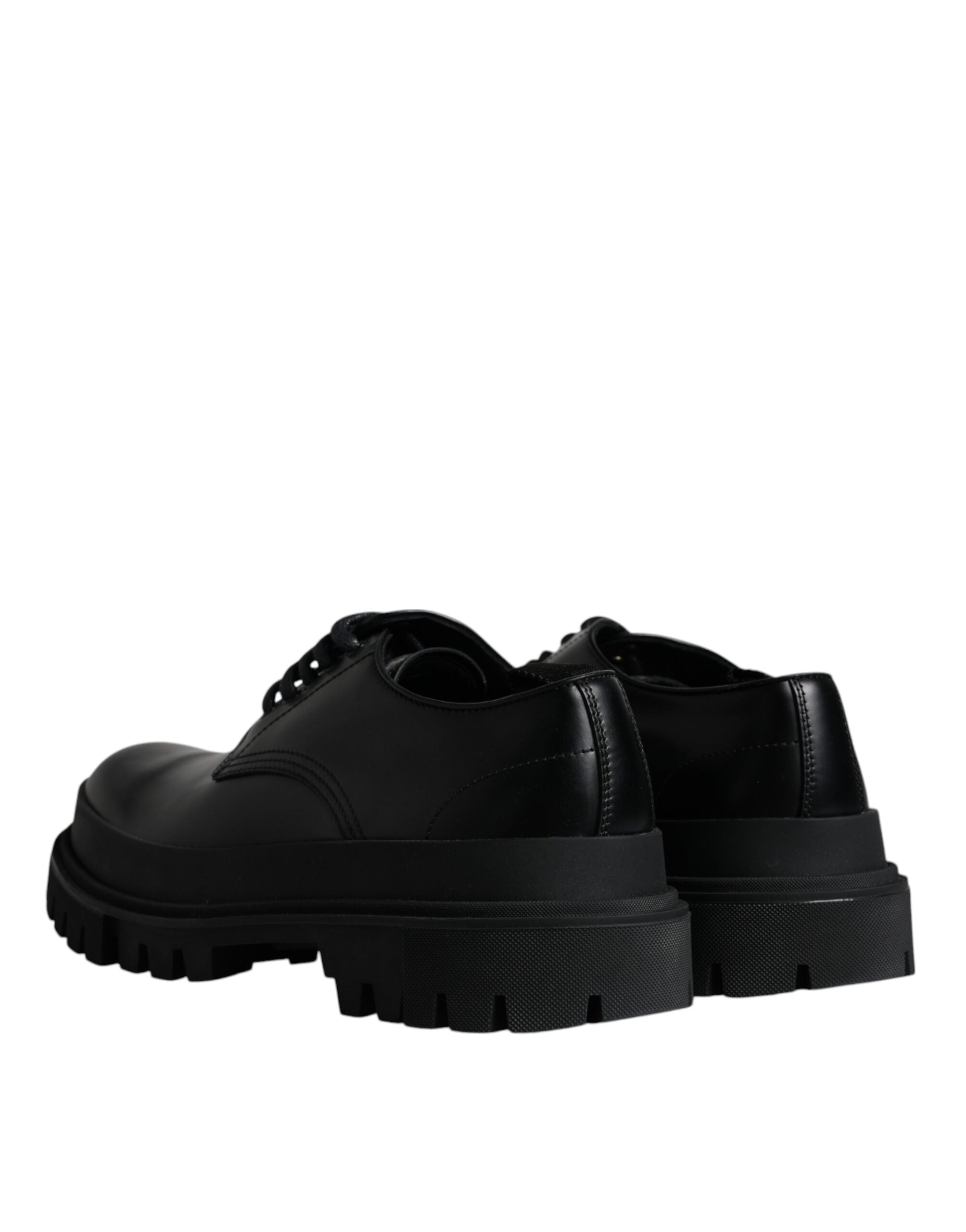 Dolce & Gabbana Black Leather Lace Up Trekking Dress Shoes -   -  Dolce & Gabbana. Dolce & Gabbana Black Leather Lace Up Trekking Dress Shoes -   -  Dolce & Gabbana.