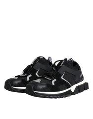 Dolce & Gabbana Black Mesh Sorrento Trekking Sneakers Shoes -   -  Dolce & Gabbana.