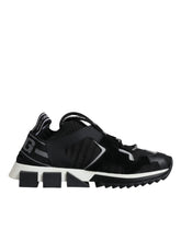 Dolce & Gabbana Black Mesh Sorrento Trekking Sneakers Shoes -   -  Dolce & Gabbana.