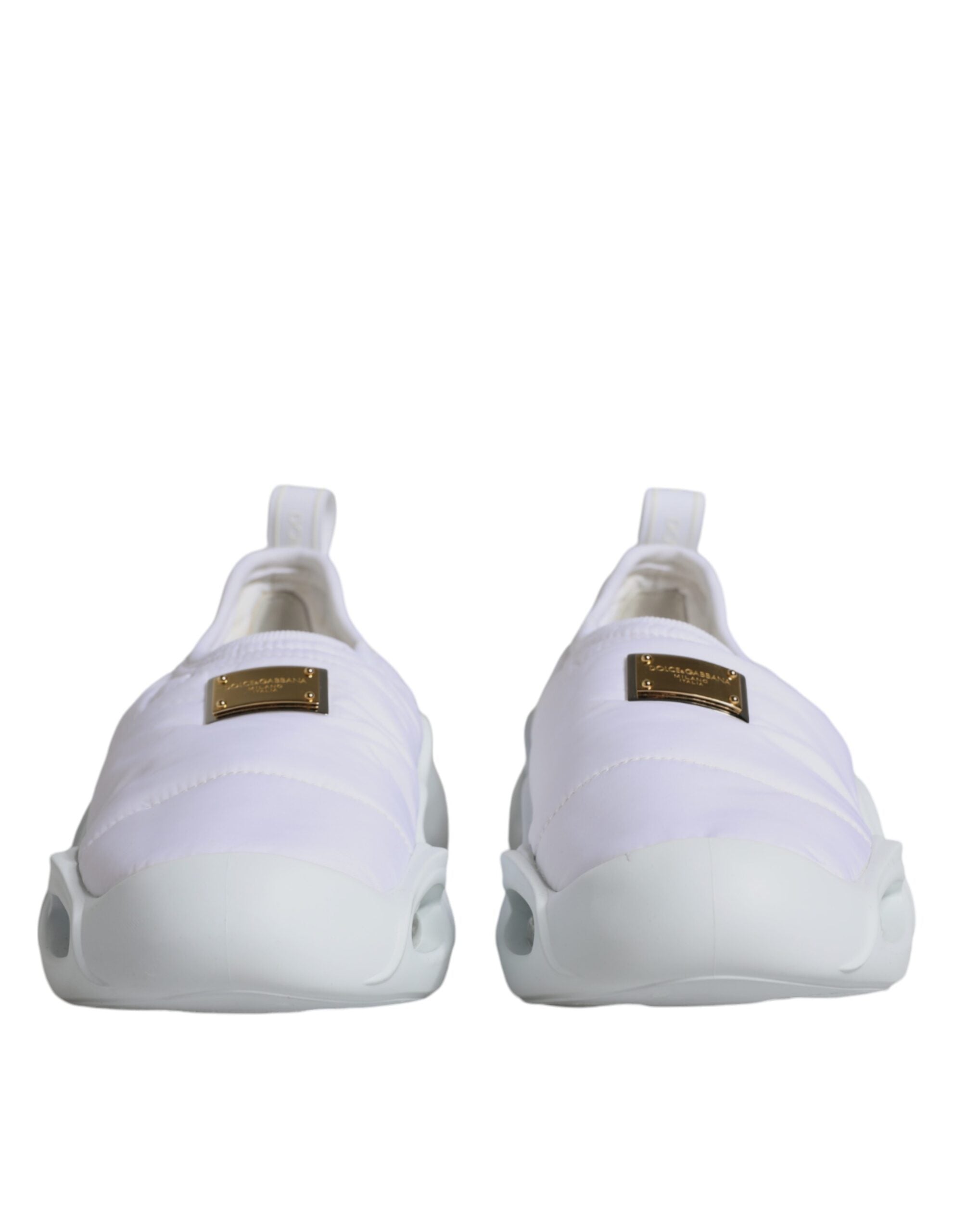 Dolce & Gabbana White Padded Fabric Low Top Sneakers Shoes -   -  Dolce & Gabbana. Dolce & Gabbana White Padded Fabric Low Top Sneakers Shoes -   -  Dolce & Gabbana.