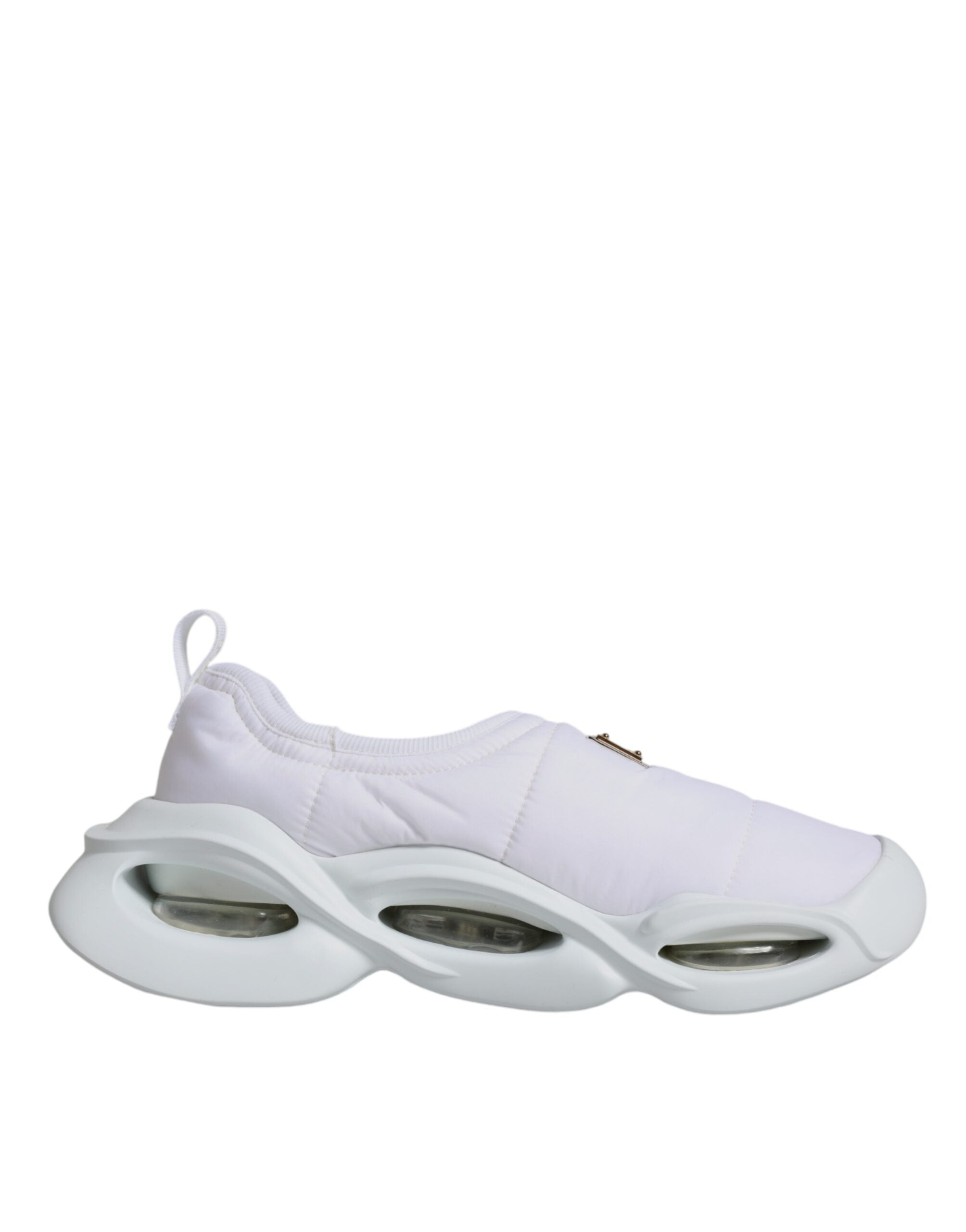 Dolce & Gabbana White Padded Fabric Low Top Sneakers Shoes -   -  Dolce & Gabbana. Dolce & Gabbana White Padded Fabric Low Top Sneakers Shoes -   -  Dolce & Gabbana.