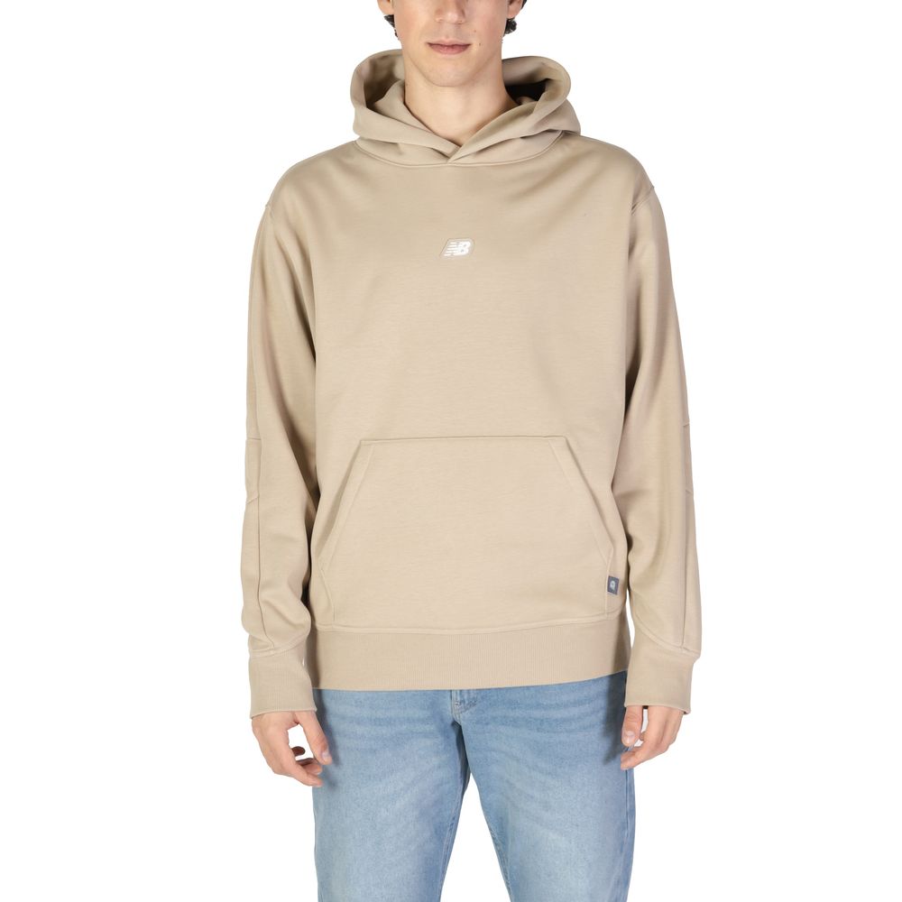 New Balance Beige Recycled Polyester Hoody -   -  New Balance.