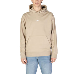 New Balance Beige Recycled Polyester Hoody -   -  New Balance.