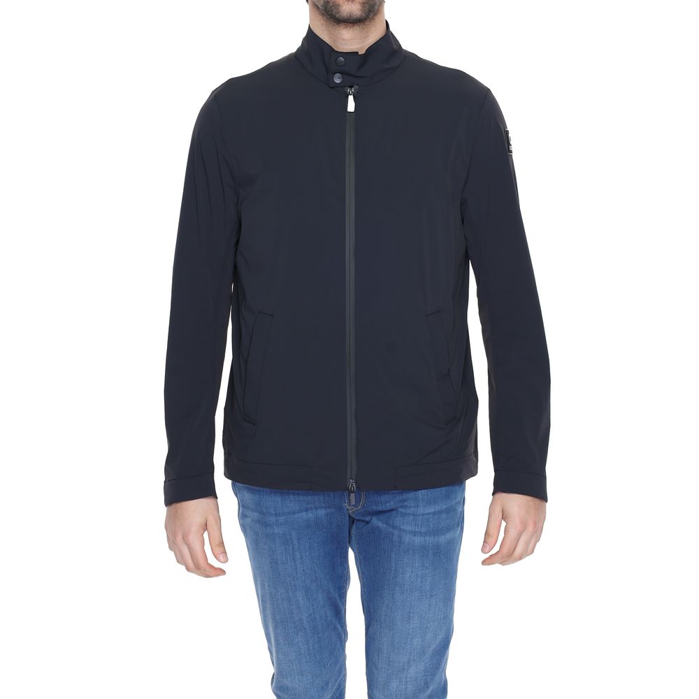 Suns Black Nylon Jackets & Coat -   -  Suns.