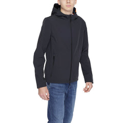 Suns Black Polyester Jackets & Coat -   -  Suns.