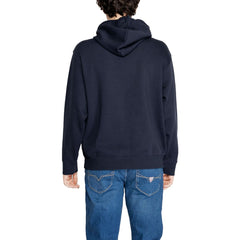 Armani Exchange Blue Cotton Hoody -   -  Armani Exchange.