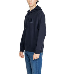 Armani Exchange Blue Cotton Hoody -   -  Armani Exchange.