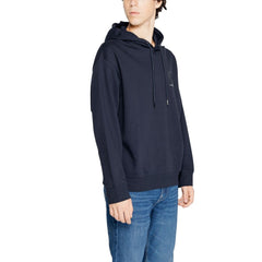 Armani Exchange Blue Cotton Hoody -   -  Armani Exchange.