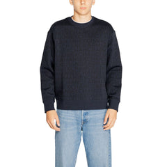 Armani Exchange Blue Cotton Sweatshirt -   -  Armani Exchange.
