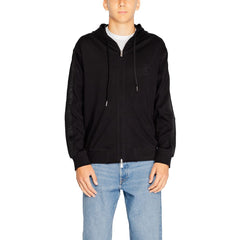 Armani Exchange Black Cotton Hoody -   -  Armani Exchange.
