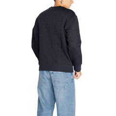 Armani Exchange Blue Cotton Sweatshirt -   -  Armani Exchange.