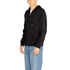 Armani Exchange Black Cotton Hoody -   -  Armani Exchange.
