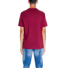 Armani Exchange Bordeaux Cotton T-Shirt -   -  Armani Exchange.