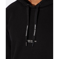 Armani Exchange Black Cotton Hoody -   -  Armani Exchange.