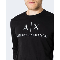 Armani Exchange Black Cotton Long Sleeve -   -  Armani Exchange.