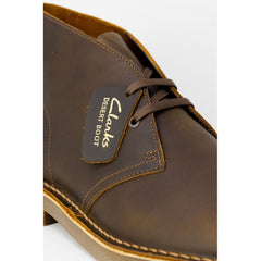 Clarks Brown Leather Boot -   -  Clarks.