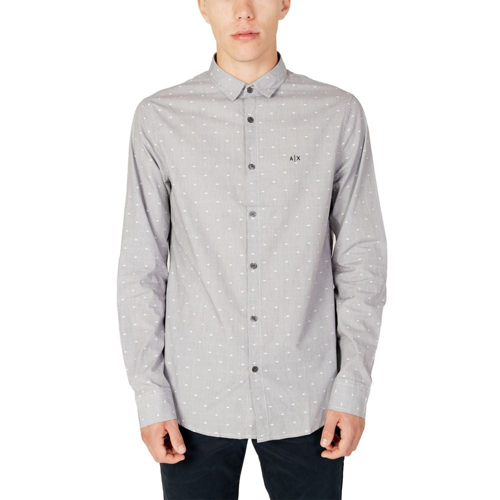 Armani Exchange Black Cotton Shirt -   -  Armani Exchange.
