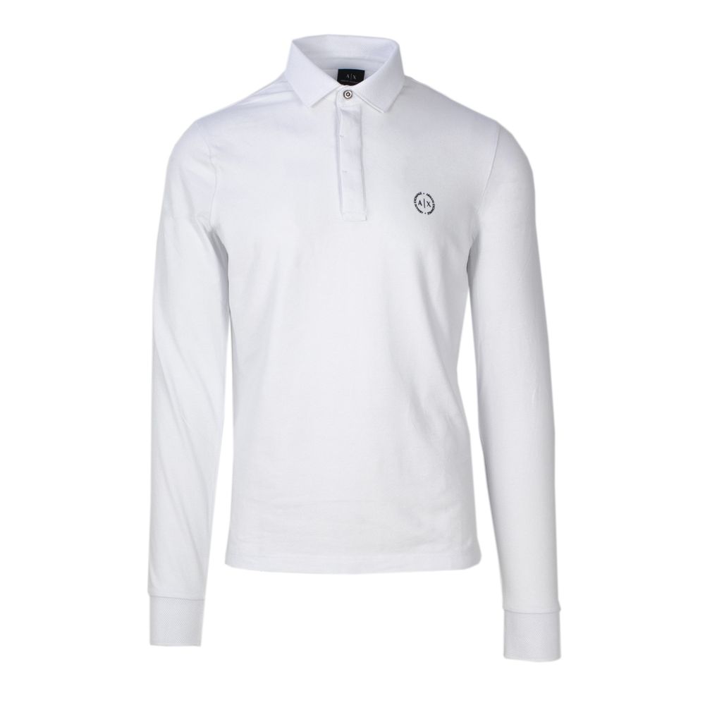 Armani Exchange White Cotton Long Sleeve -   -  Armani Exchange.