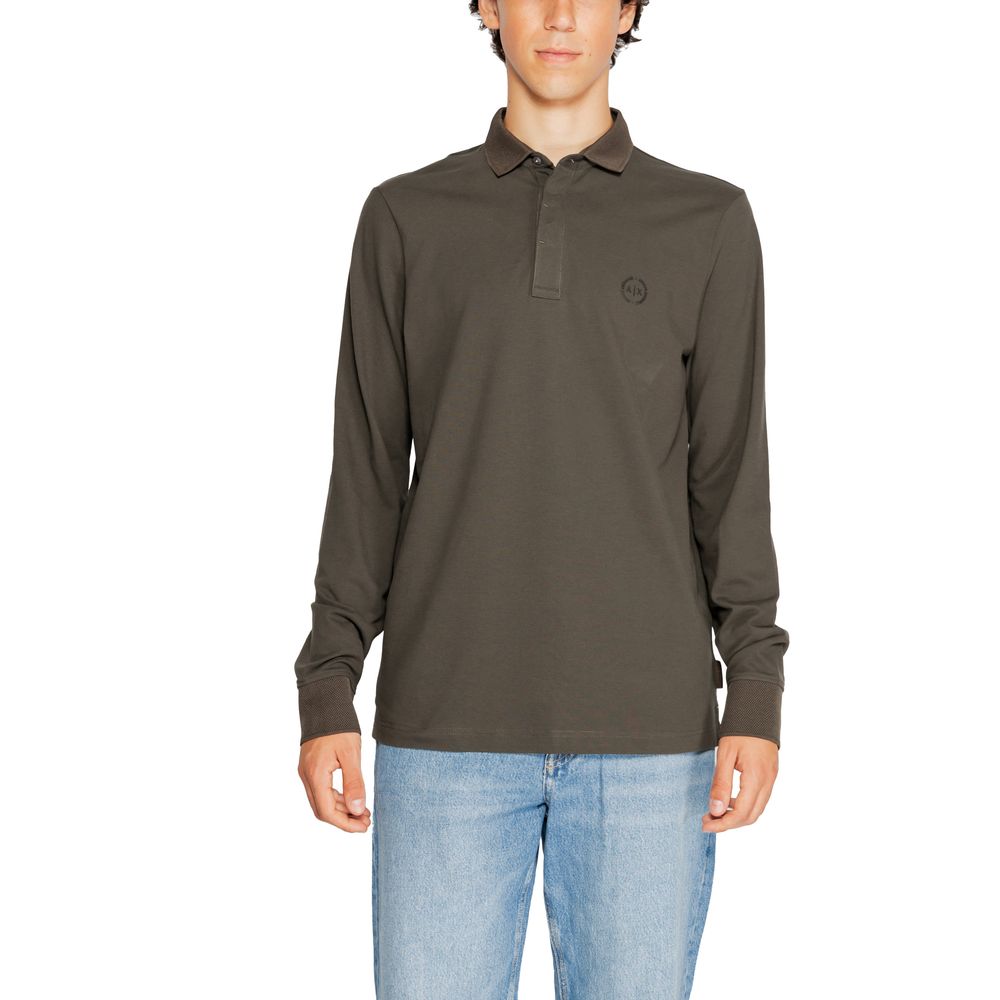 Armani Exchange Green Cotton Long Sleeve -   -  Armani Exchange.