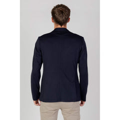 Armani Exchange Blue Viscose Blazer -   -  Armani Exchange.