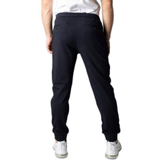 Armani Exchange Blue Viscose Skinny Pant -   -  Armani Exchange.