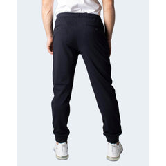 Armani Exchange Blue Viscose Skinny Pant -   -  Armani Exchange.