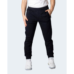 Armani Exchange Blue Viscose Skinny Pant -   -  Armani Exchange.