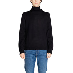 Armani Exchange Black Cotton Turtleneck -   -  Armani Exchange.