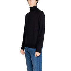 Armani Exchange Black Cotton Turtleneck -   -  Armani Exchange.