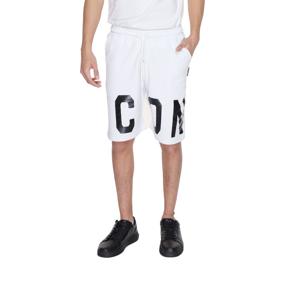 Icon White Cotton Bermuda -   -  Icon.