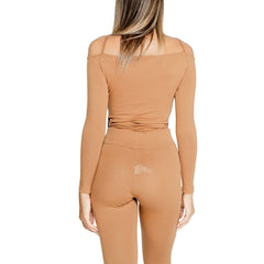 Icon Brown Cotton Bodysuit -   -  Icon.