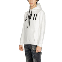 Icon White Cotton Hoody -   -  Icon.