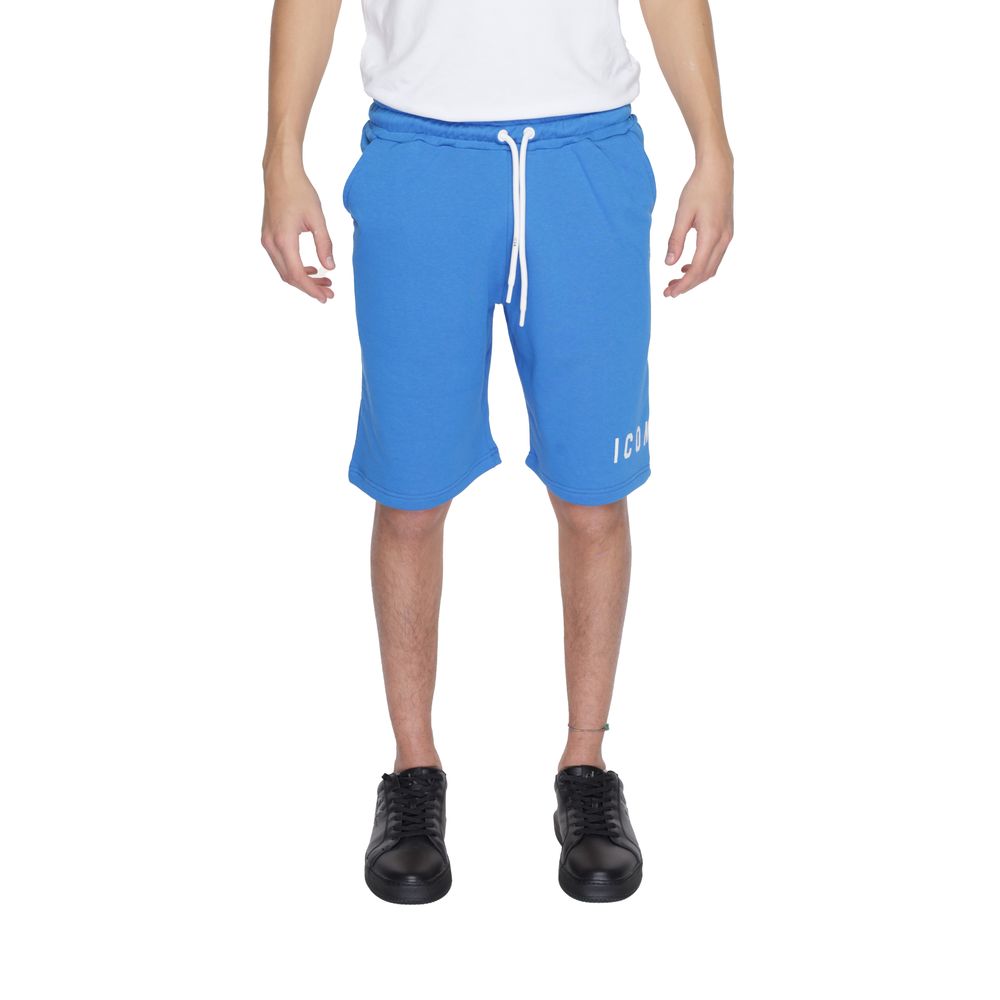 Icon Blue Cotton Bermuda -   -  Icon.
