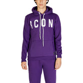 Icon Purple Cotton Hoody -   -  Icon.