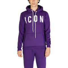 Icon Purple Cotton Hoody -   -  Icon.