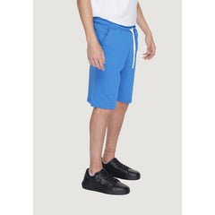 Icon Blue Cotton Bermuda -   -  Icon.