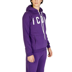 Icon Purple Cotton Hoody -   -  Icon.