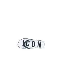 Icon White Rubber Flip-Flop Sandal -   -  Icon.