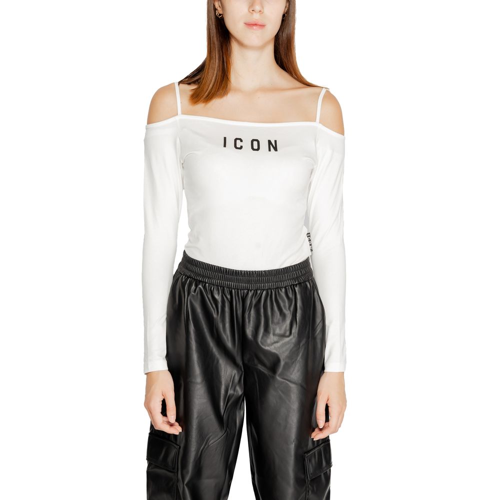 Icon White Cotton Bodysuit -   -  Icon.