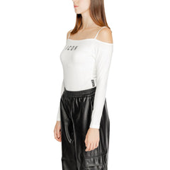 Icon White Cotton Bodysuit -   -  Icon.