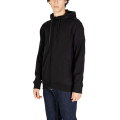 EA7 Emporio Armani Black Cotton Hoody -   -  EA7 Emporio Armani.