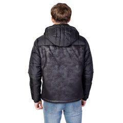 EA7 Emporio Armani Black Polyester Jackets & Coat -   -  EA7 Emporio Armani.