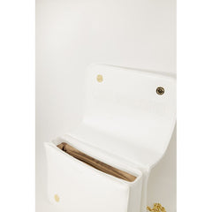 Love Moschino White Polyethylene Handbag -   -  Love Moschino.