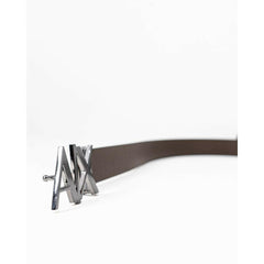 Armani Exchange Black Leather Belt -   -  Armani Exchange.