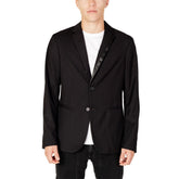 Armani Exchange Black Polyester Blazer -   -  Armani Exchange.