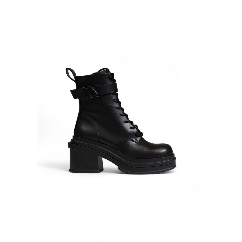 Armani Exchange Black Polyester Boot -   -  Armani Exchange.