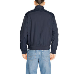 EA7 Emporio Armani Blue Polyamide Jackets & Coat -   -  EA7 Emporio Armani.