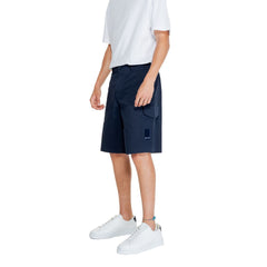 Armani Exchange Blue Cotton Bermuda -   -  Armani Exchange.