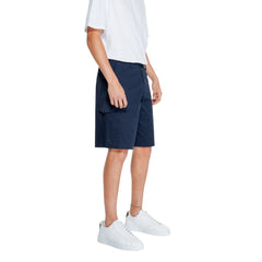Armani Exchange Blue Cotton Bermuda -   -  Armani Exchange.